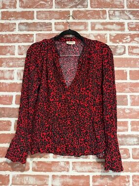 Zadig & Voltaire Tink Leo Leopard-Print Blouse